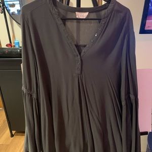 Olive Button up Blouse